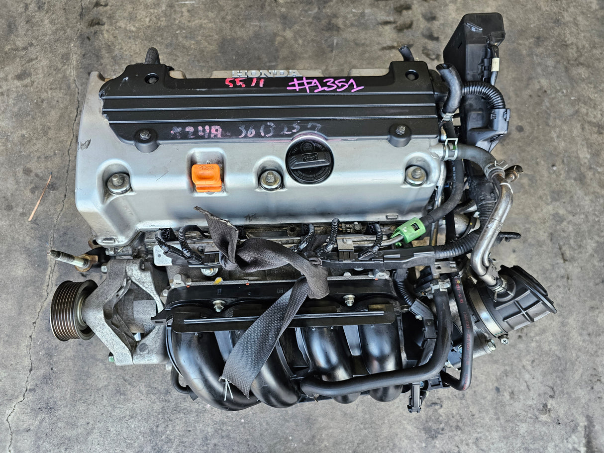 JDM Honda Accord 2008-2012/Acura TSX 2009-2014 K24A 2.4L Engine Only / Stock No: 1351