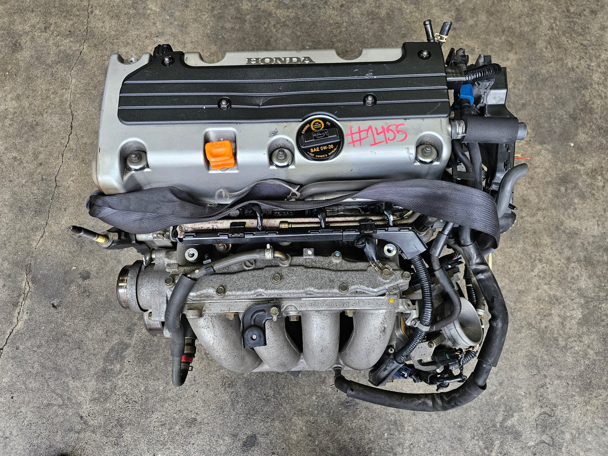 JDM Acura TSX 2004-2008 K24A 2.4L Engine Only / Low Mileage / STOCK NO : 1455
