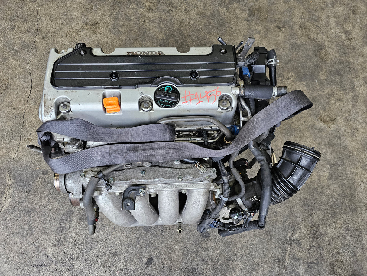 JDM Acura TSX 2004-2008 K24A 2.4L Engine Only / Low Mileage / STOCK NO : 1456