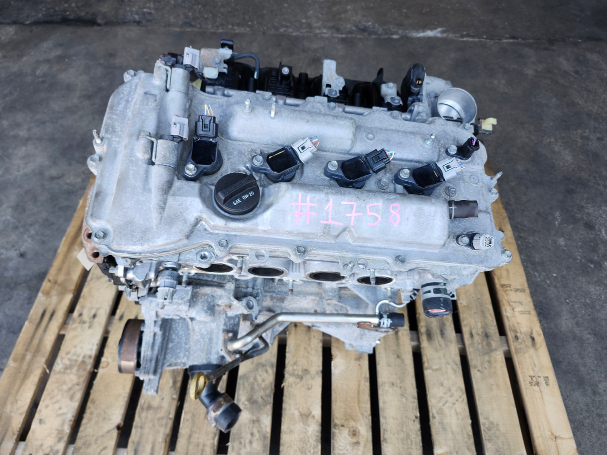 JDM Toyota Venza/Rav4/Camry 2012-2017 2AR-FE Engine Only / Stock No: 1758