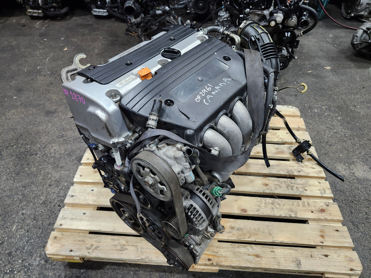 JDM Honda CR-V 2007-2009 K24Z1 2.4L Engine and AWD Automatic Transmission Direct Fit / Stock No: 1870