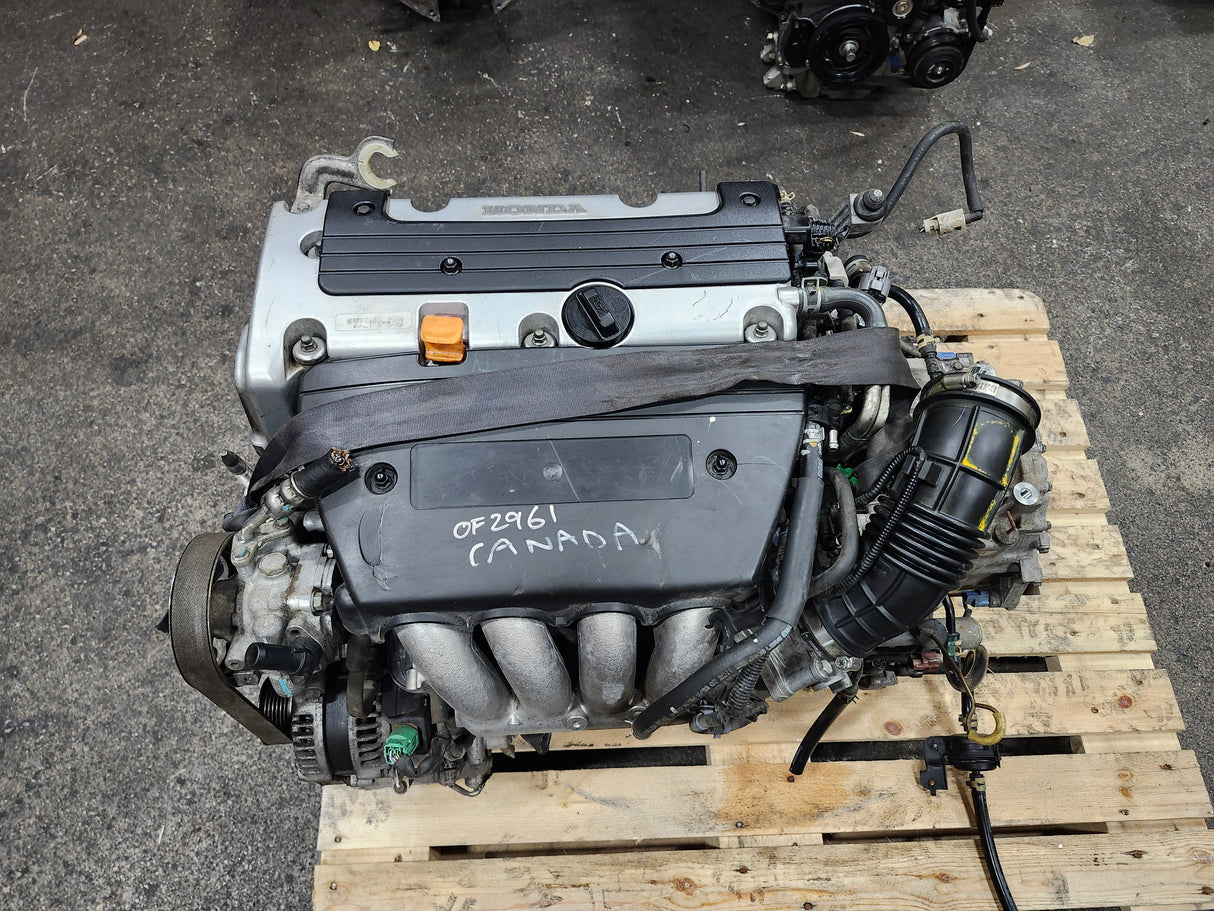 JDM Honda CR-V 2007-2009 K24Z1 2.4L Engine and AWD Automatic Transmission Direct Fit / Stock No: 1870