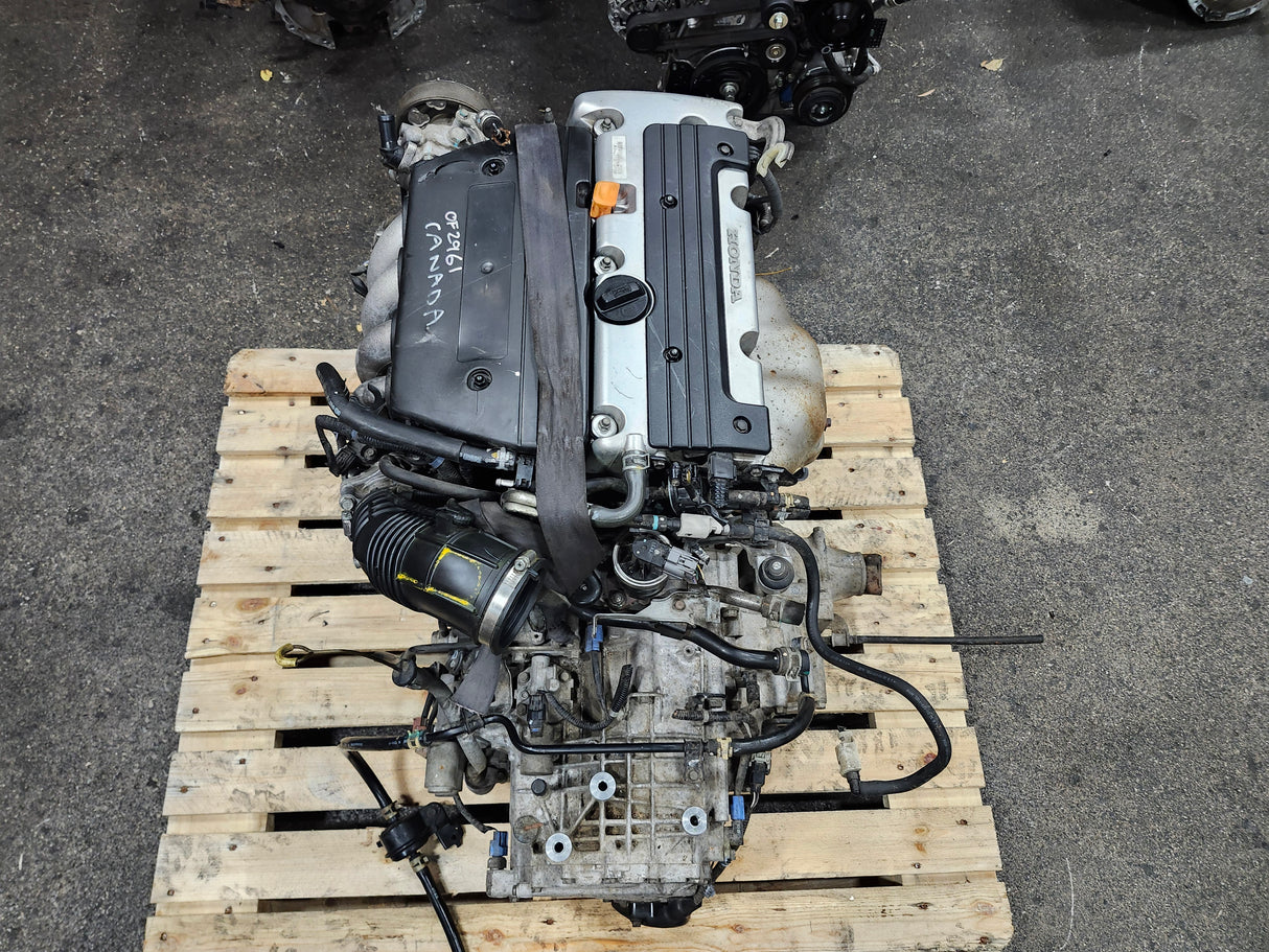 JDM Honda CR-V 2007-2009 K24Z1 2.4L Engine and AWD Automatic Transmission Direct Fit / Stock No: 1870