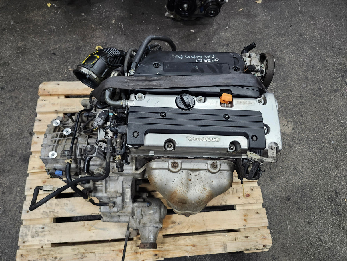 JDM Honda CR-V 2007-2009 K24Z1 2.4L Engine and AWD Automatic Transmission Direct Fit / Stock No: 1870