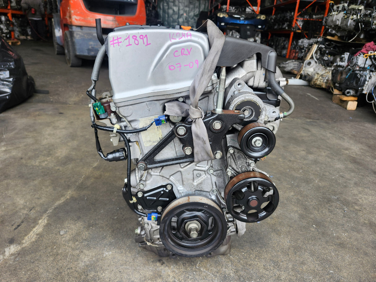 JDM Honda CR-V 2007-2009 K24A 2.4L Engine Only Direct Fit / Stock No: 1891