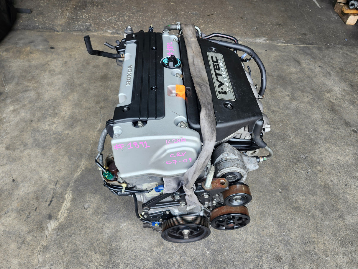 JDM Honda CR-V 2007-2009 K24A 2.4L Engine Only Direct Fit / Stock No: 1891