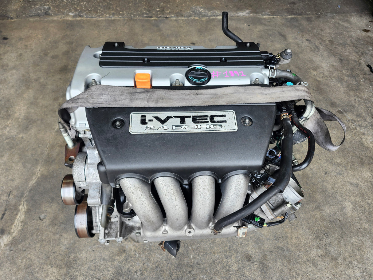 JDM Honda CR-V 2007-2009 K24A 2.4L Engine Only Direct Fit / Stock No: 1891