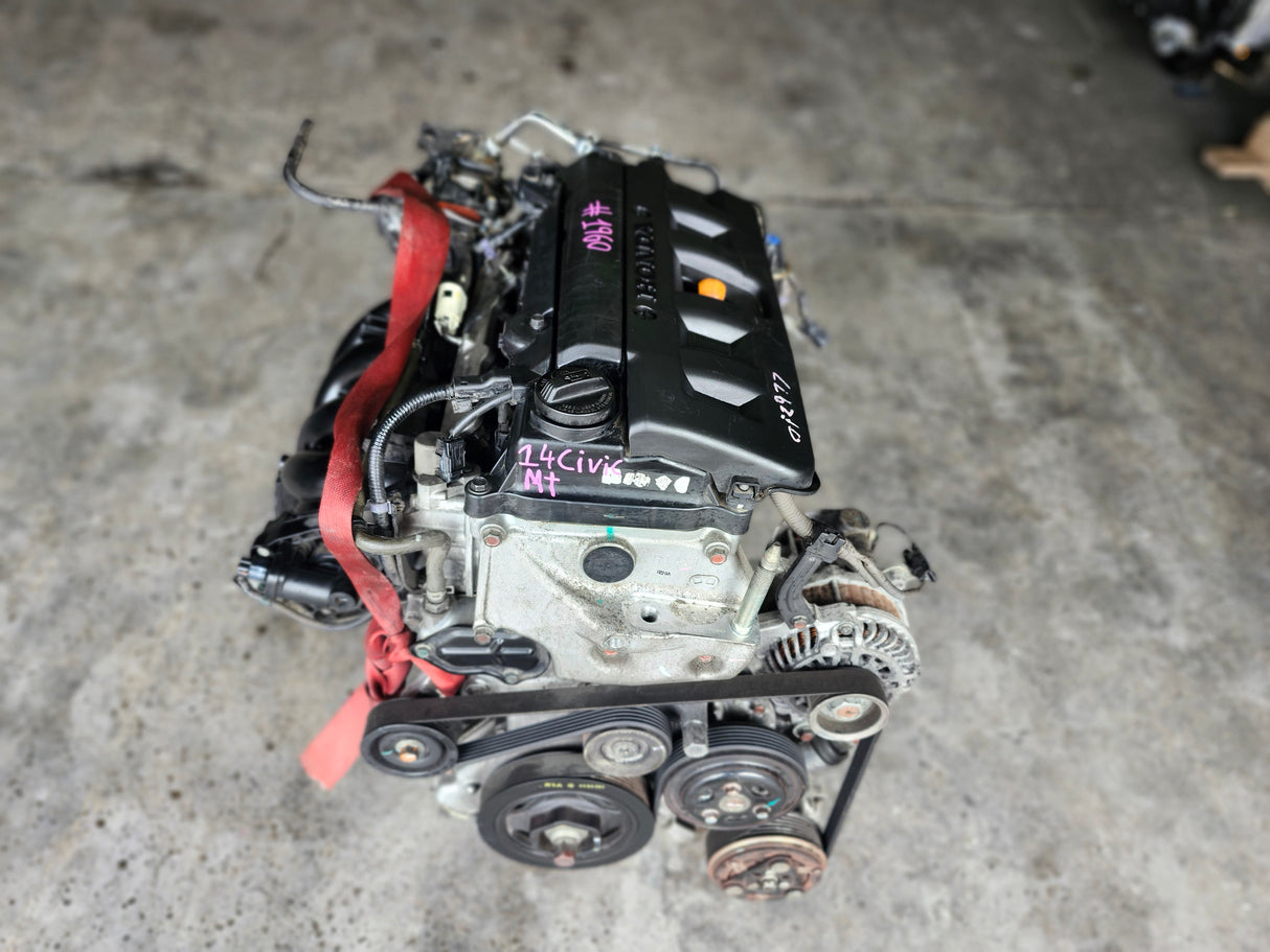 JDM Honda Civic 2013-2015 R18Z 1.8L Engine with Manual Transmission / Stock No: 1960