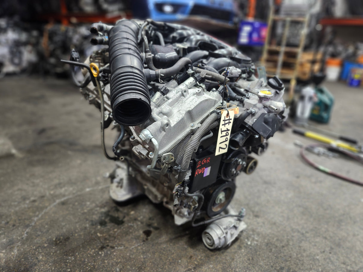 JDM Lexus IS350 2006-2011 3.5L RWD 2GR FSE Engine Only / Stock No: 1992