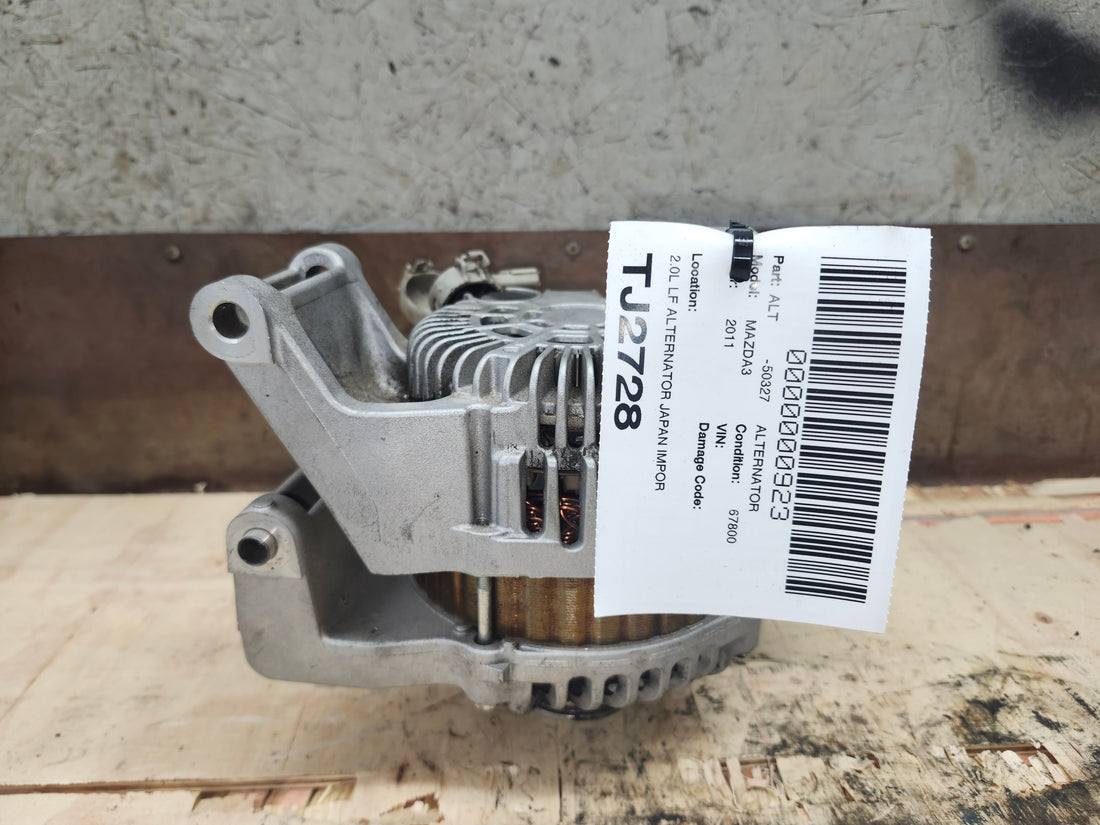 JDM Mazda 3 2008-2013 LF 2.0L Alternator / Stock No: TJ2728 - Toronto Auto Parts
