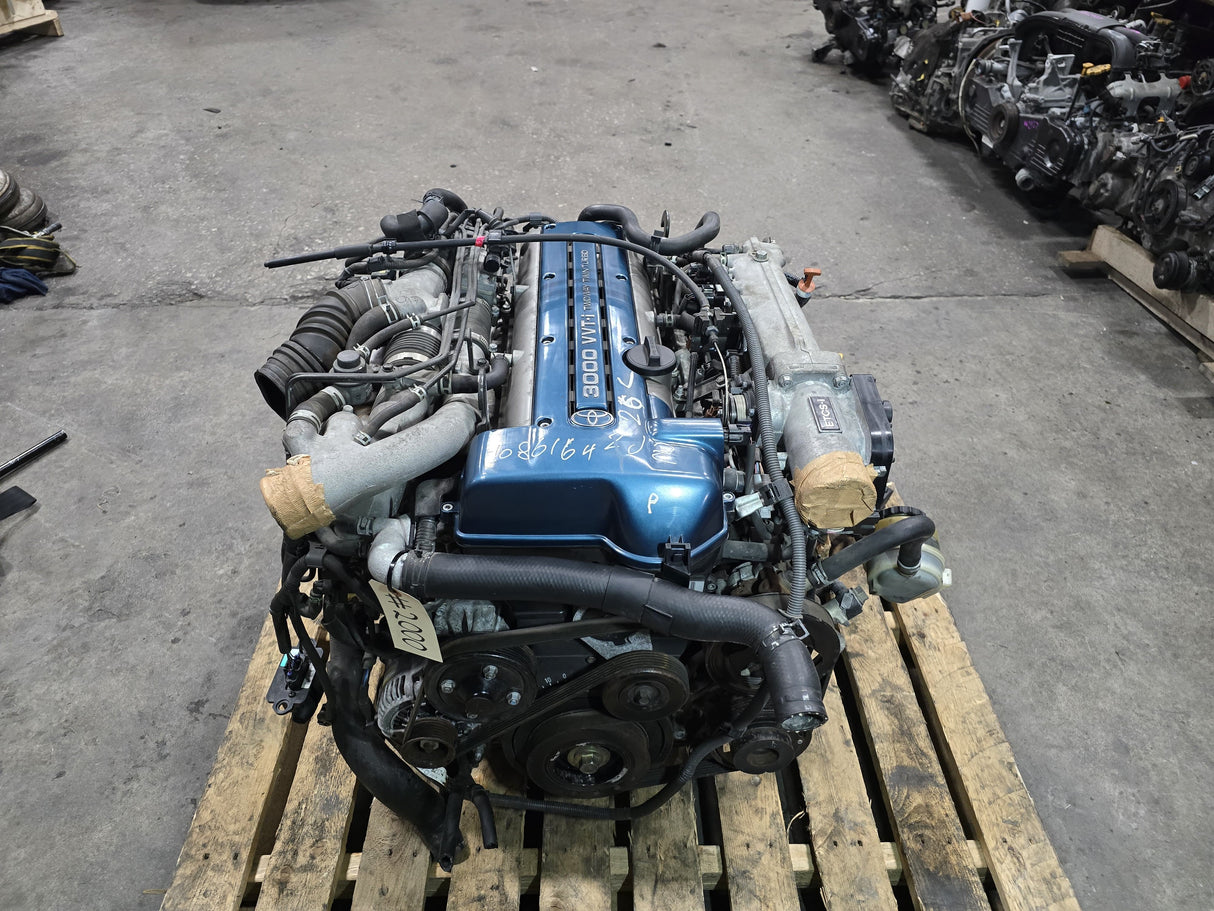 JDM Toyota Supra , Aristo / Lexus IS300 GS300 2JZGTE 3000 VVTI Twin Turbo Engine and Automatic Transmission With ECU