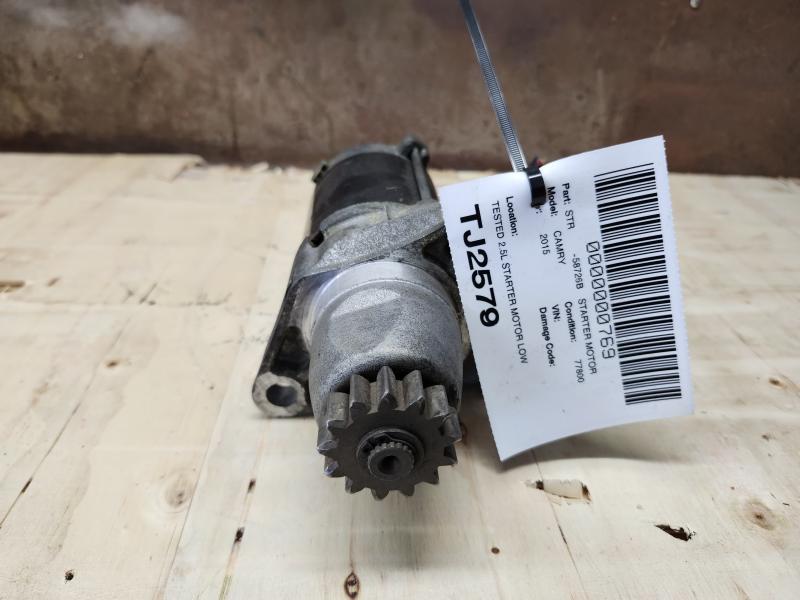 JDM Toyota Camry 2015 Tested 2.5L Starter Motor