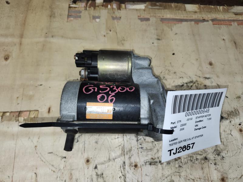 JDM Lexus GS300 2006 Tested 3GR Fse 3.0L At Starter Motor