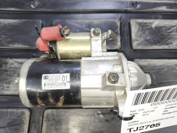 JDM Mitsubishi Lancer Outlander Tested 2.0L 2.4L Starter Motor