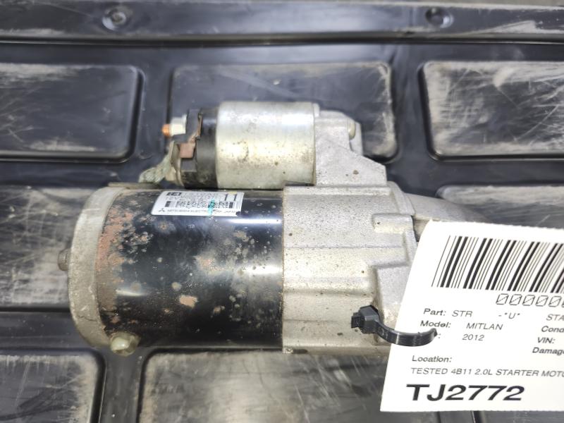 JDM Mitsubishi Lancer 2012 Tested 4B11 2.0L Starter Motor