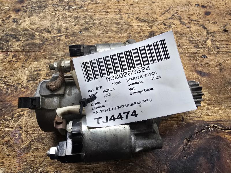 JDM Toyota Highlander 2019 3.5L Tested Starter