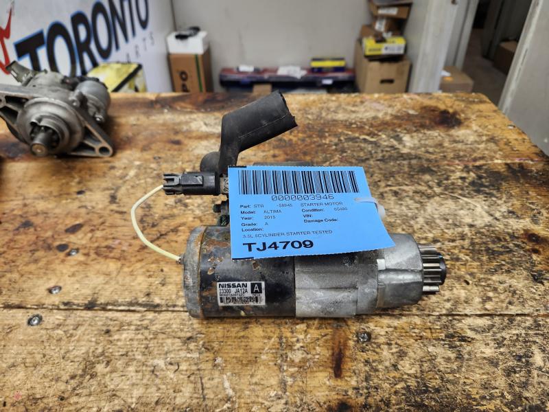 JDM Nissan Altima 2015 3.5L 6CYLINDER Starter Tested