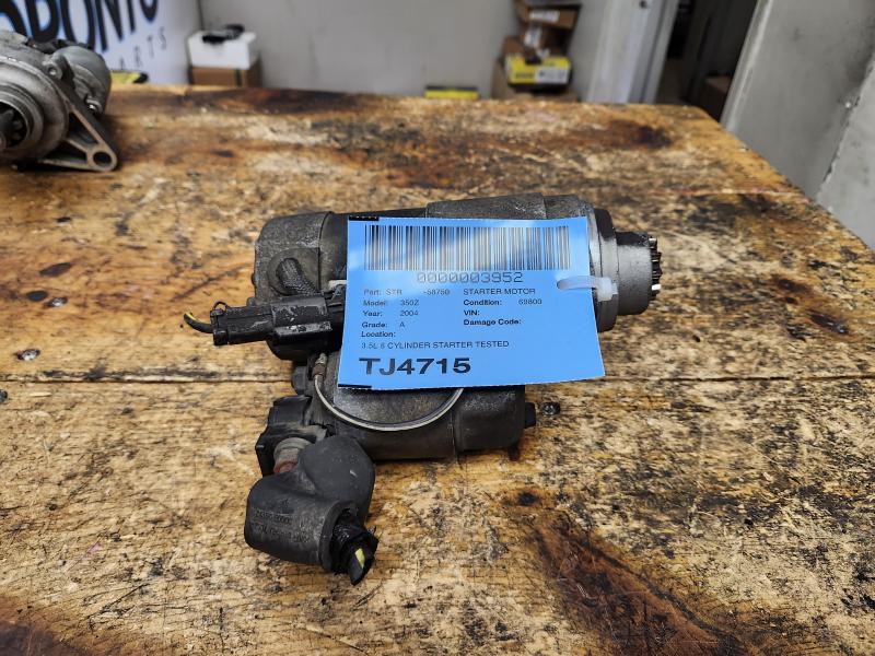 JDM Nissan 350Z 2004 3.5L 6 Cylinder Starter Tested