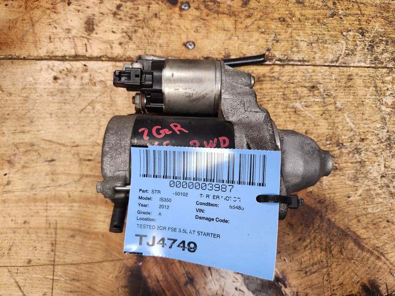 JDM Lexus IS350 2012 Tested 2GR Fse 3.5L At Starter Motor