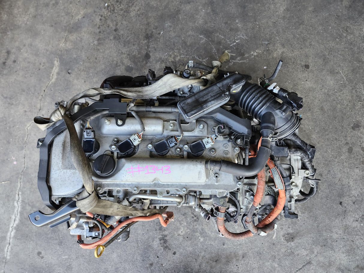 JDM Toyota Camry 2012-2017 2AR-FXE Hybrid Engine and Transmission / Stock No:1343