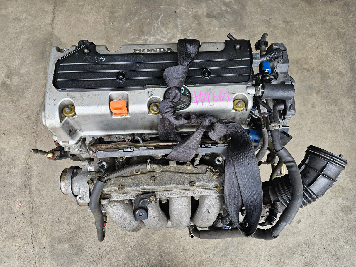 JDM Acura TSX 2004-2008 K24A 2.4L Engine Only / Low Mileage / STOCK NO:1661