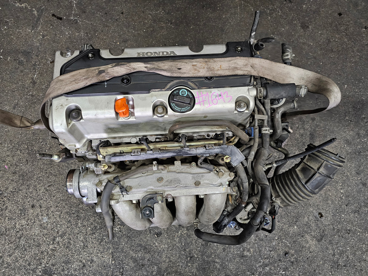 JDM Honda Accord 2003-2007/Element 2003-2011 K24A 2.4L Engine Only / Stock No: 1643