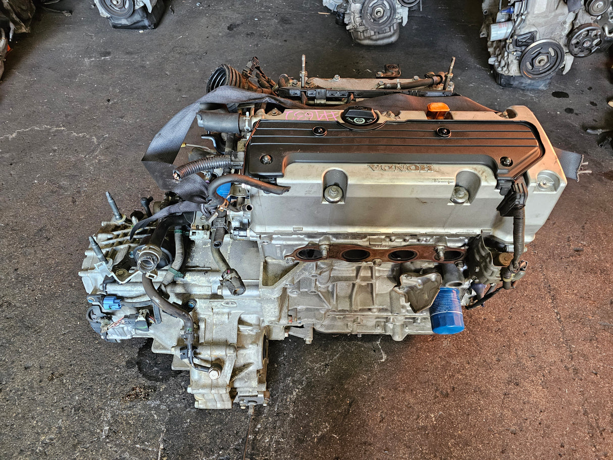 JDM Acura TSX 2004-2008 K24A 2.4L Engine and Automatic Transmission / Low Mileage / STOCK NO:1632