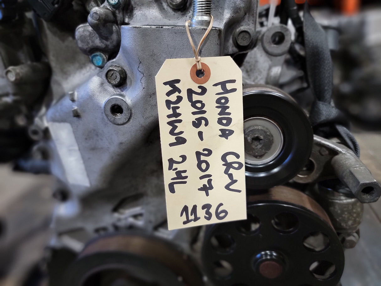JDM Honda CR-V 2015-2017 K24W9 2.4L Engine Only / Stock No: 1136