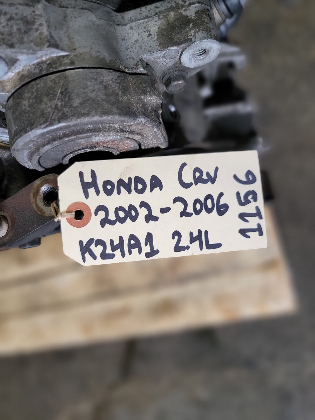 JDM Honda CRV 2002-2006 K24A1 2.4L Engine only / Stock No: 1156